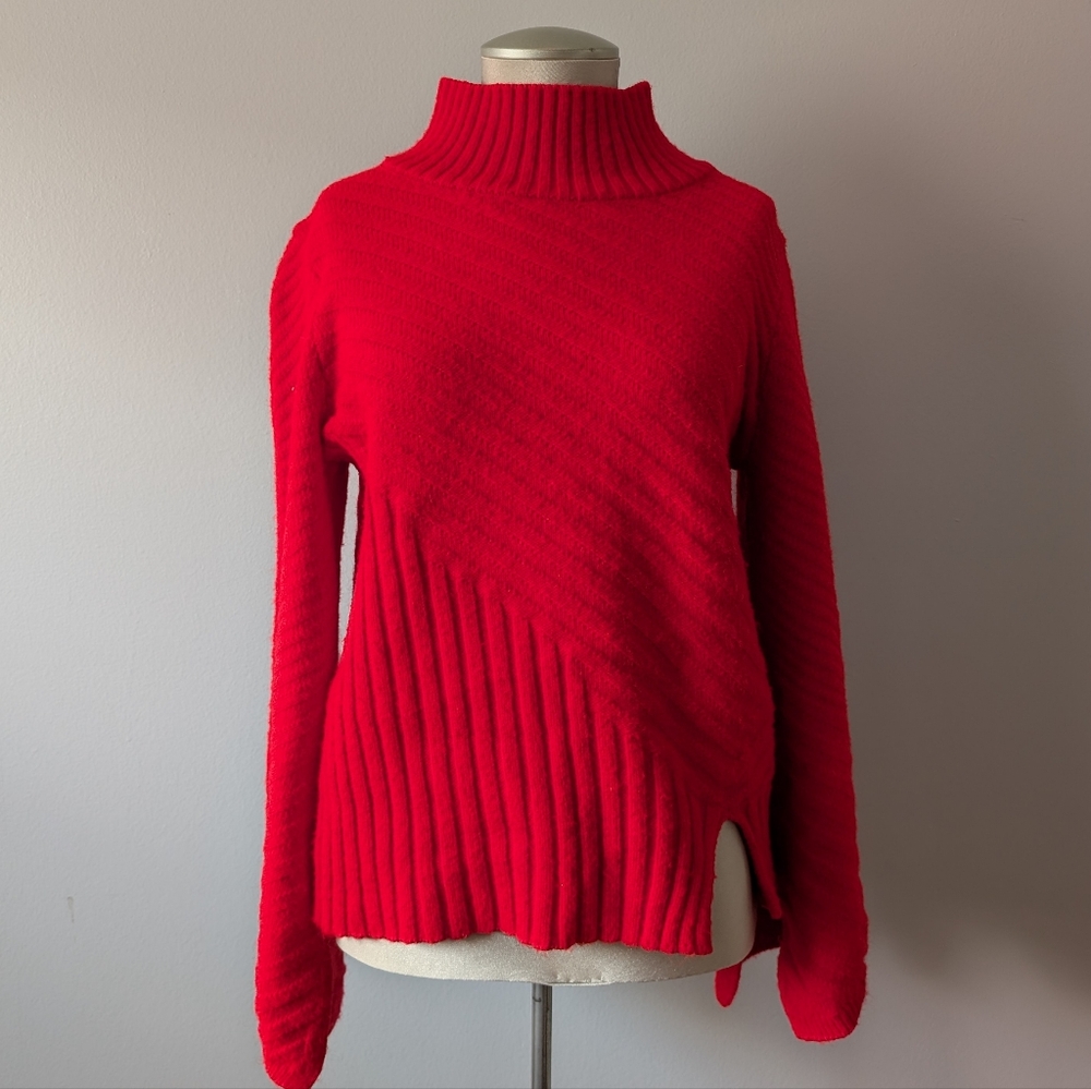 Cozy Red Topshop Sweater